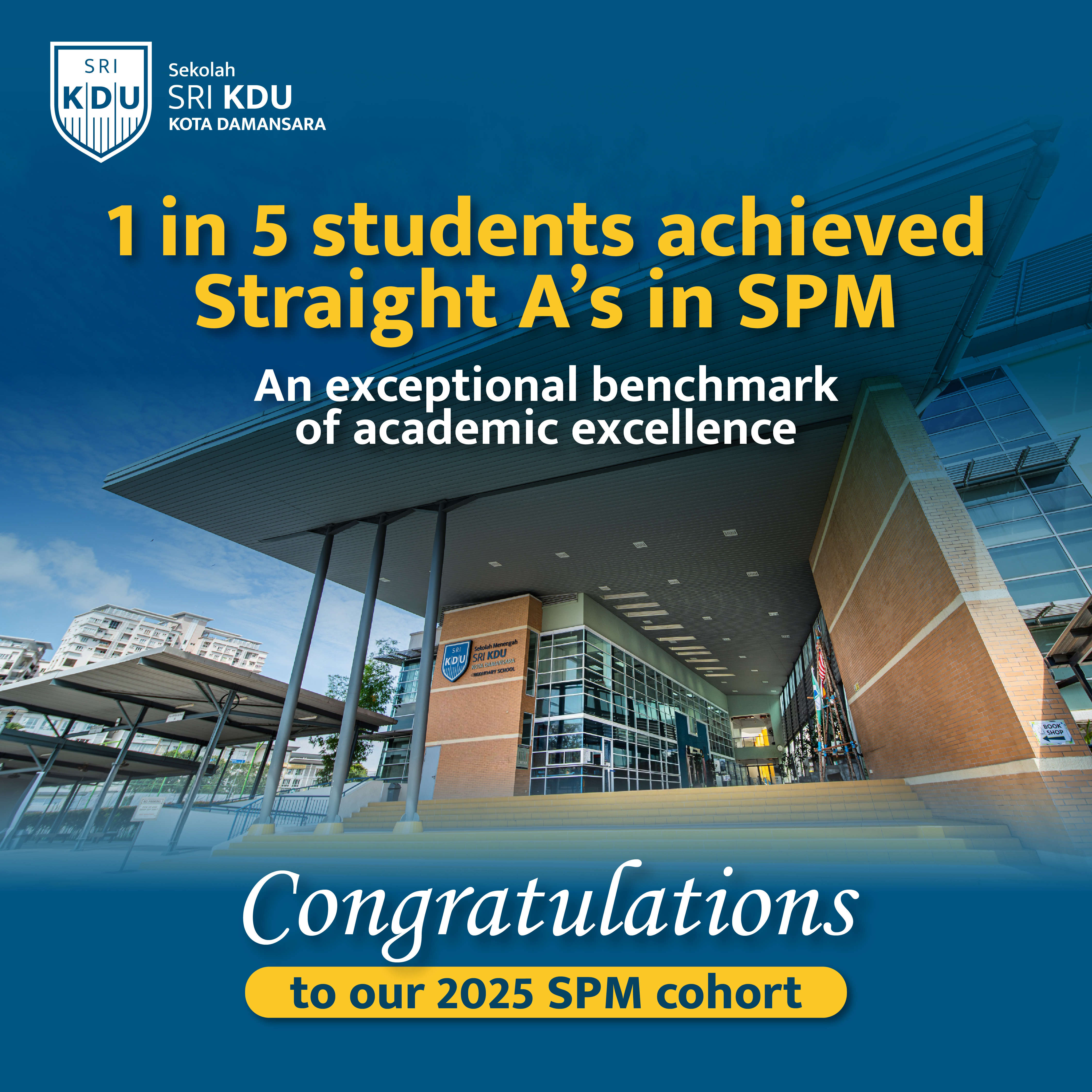 1 in 5 Students Achieved Straight A’s in SPM 2025 at Sekolah Sri KDU Kota Damansara