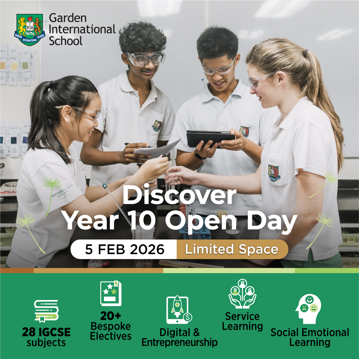 Discover Year 10 at GIS: Open Day