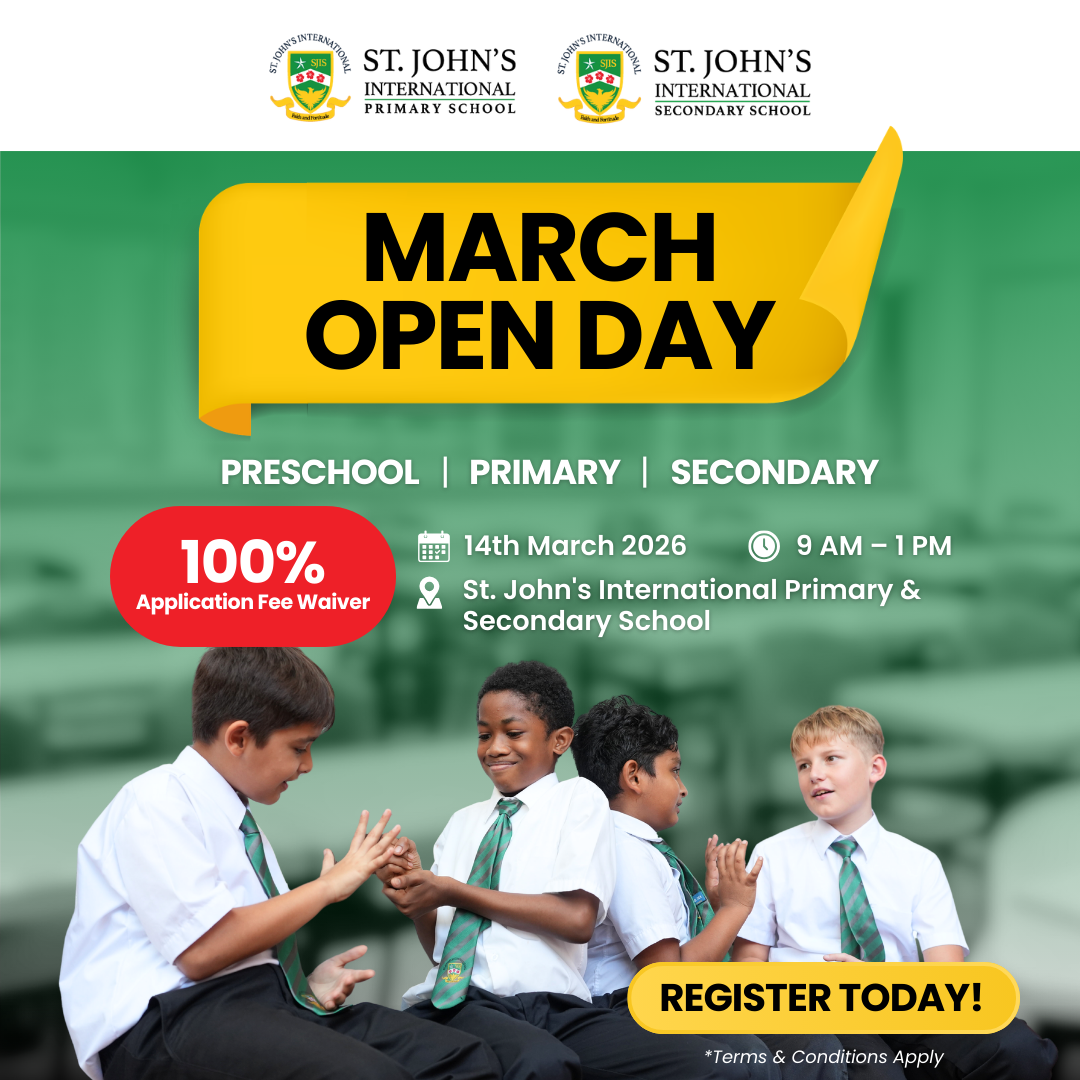 SJIP & SJIS March Open Day