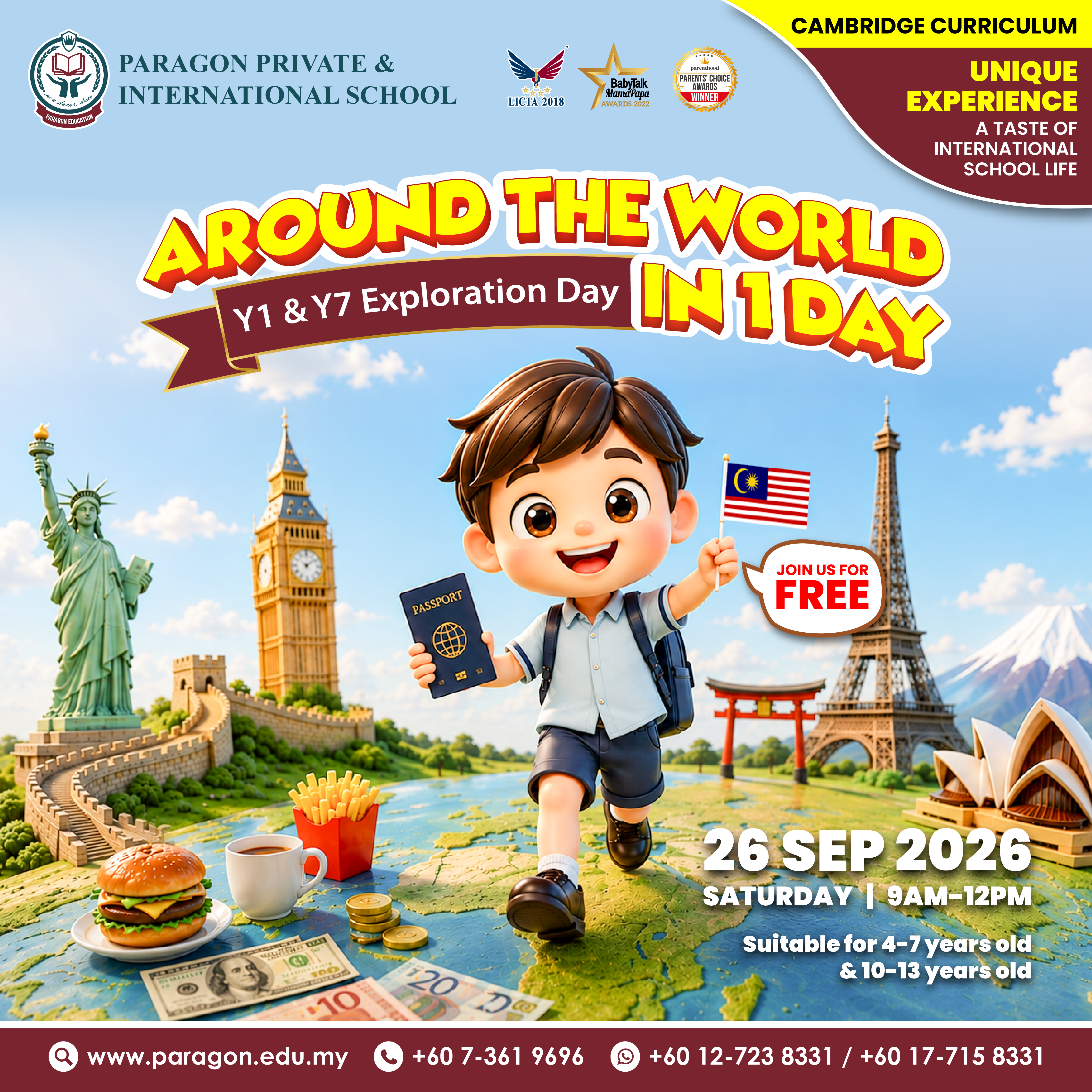 Around the World in 1 Day!
