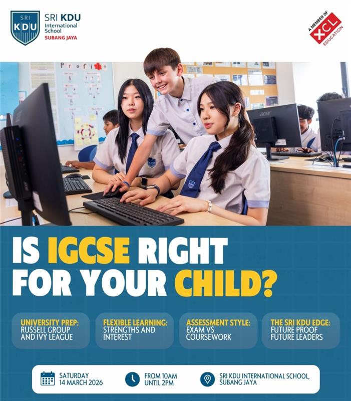Is IGCSE the Right Choice for Your Child? Join Our Info Session at Sri KDU Subang Jaya