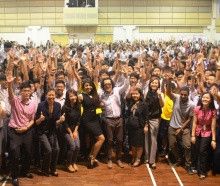 (Front Row) Careen Tan (3rd from left), Nadine Ann Thomas (4th from left) & Dr. Edward (5th from left)