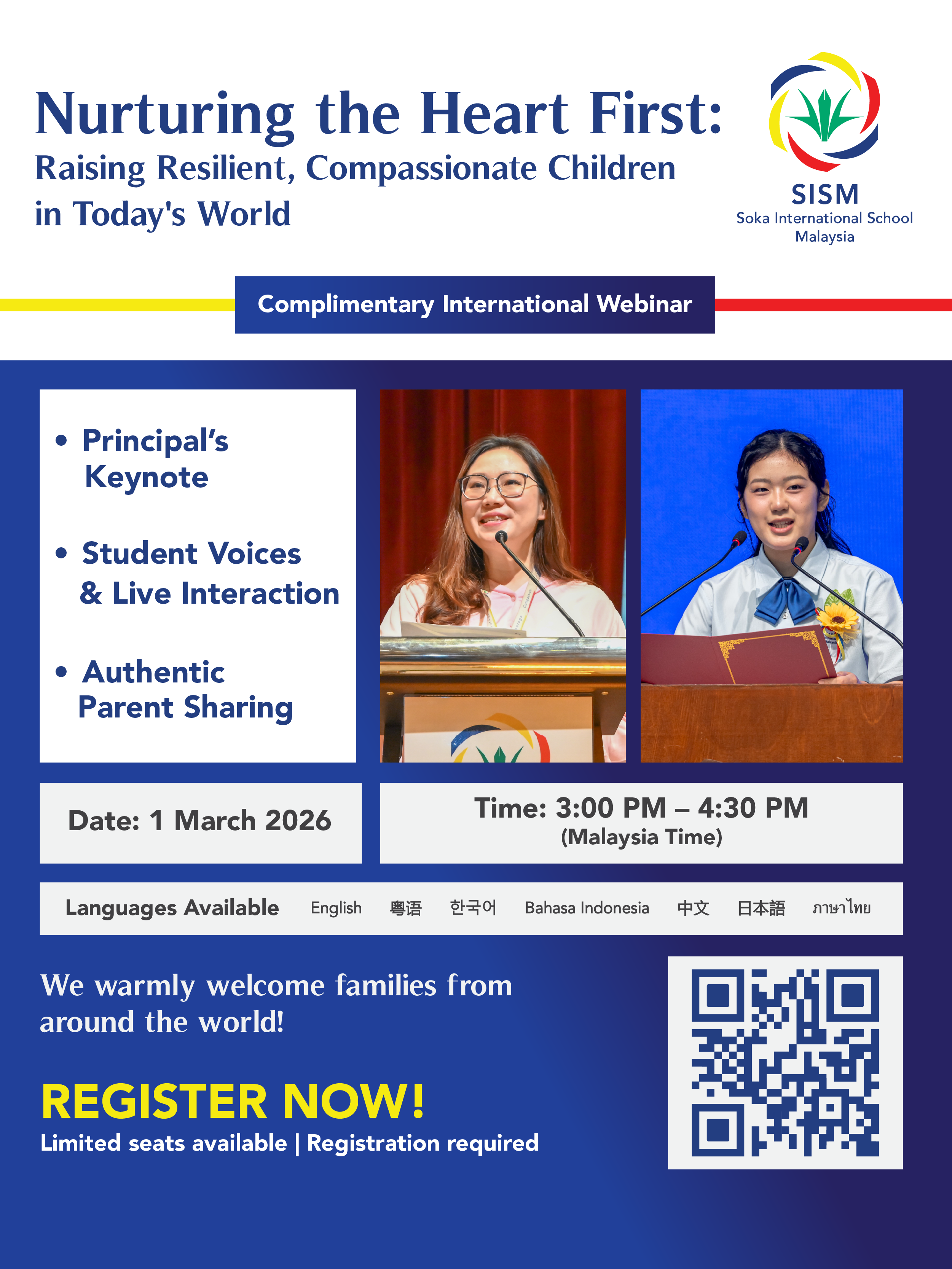 International Webinar: Raising Resilient, Compassionate Children in Today’s World | 01 March 2026