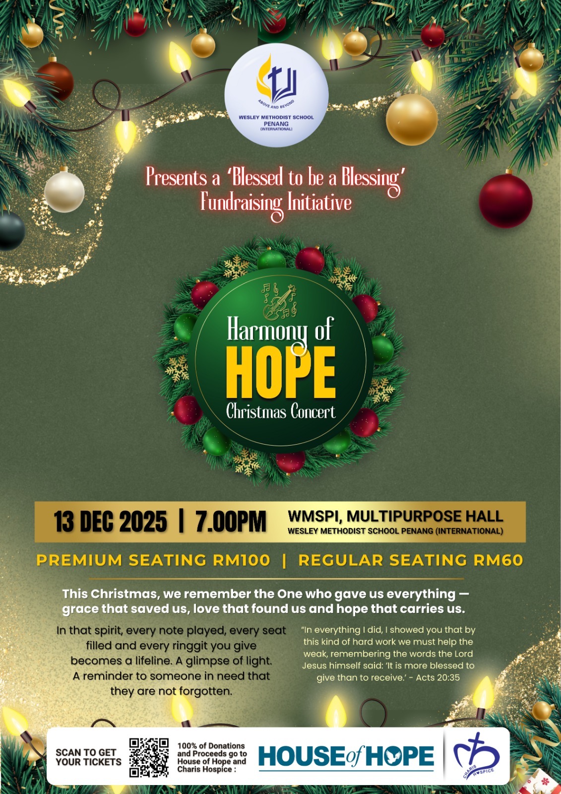 [Wesley Methodist School] Harmony of Hope Christmas Concert 2025: Blessed to be a Blessing
