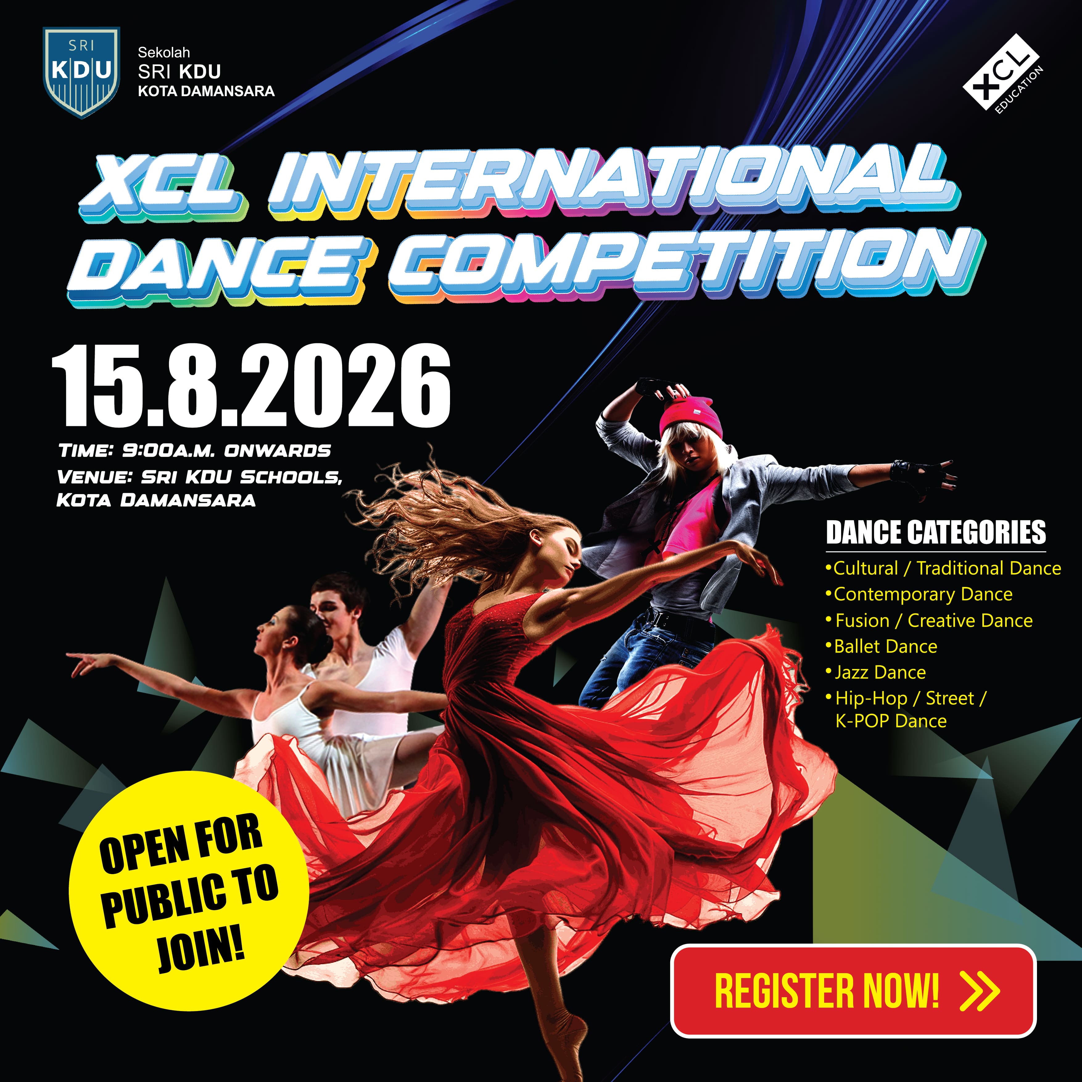 Registrations Open for the XCL International Dance Competition 2026