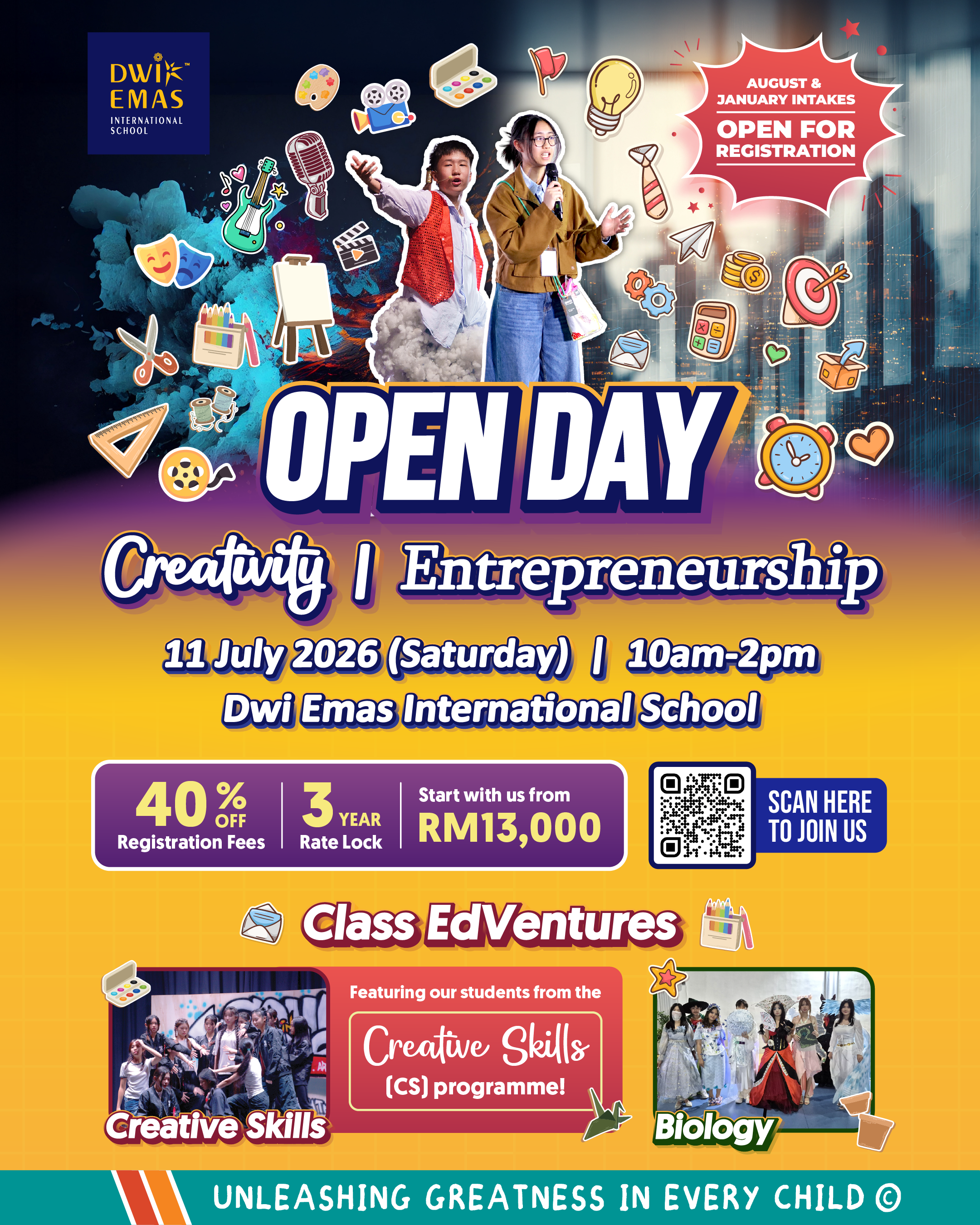 Join us for our Dwi Emas International School Open Day!