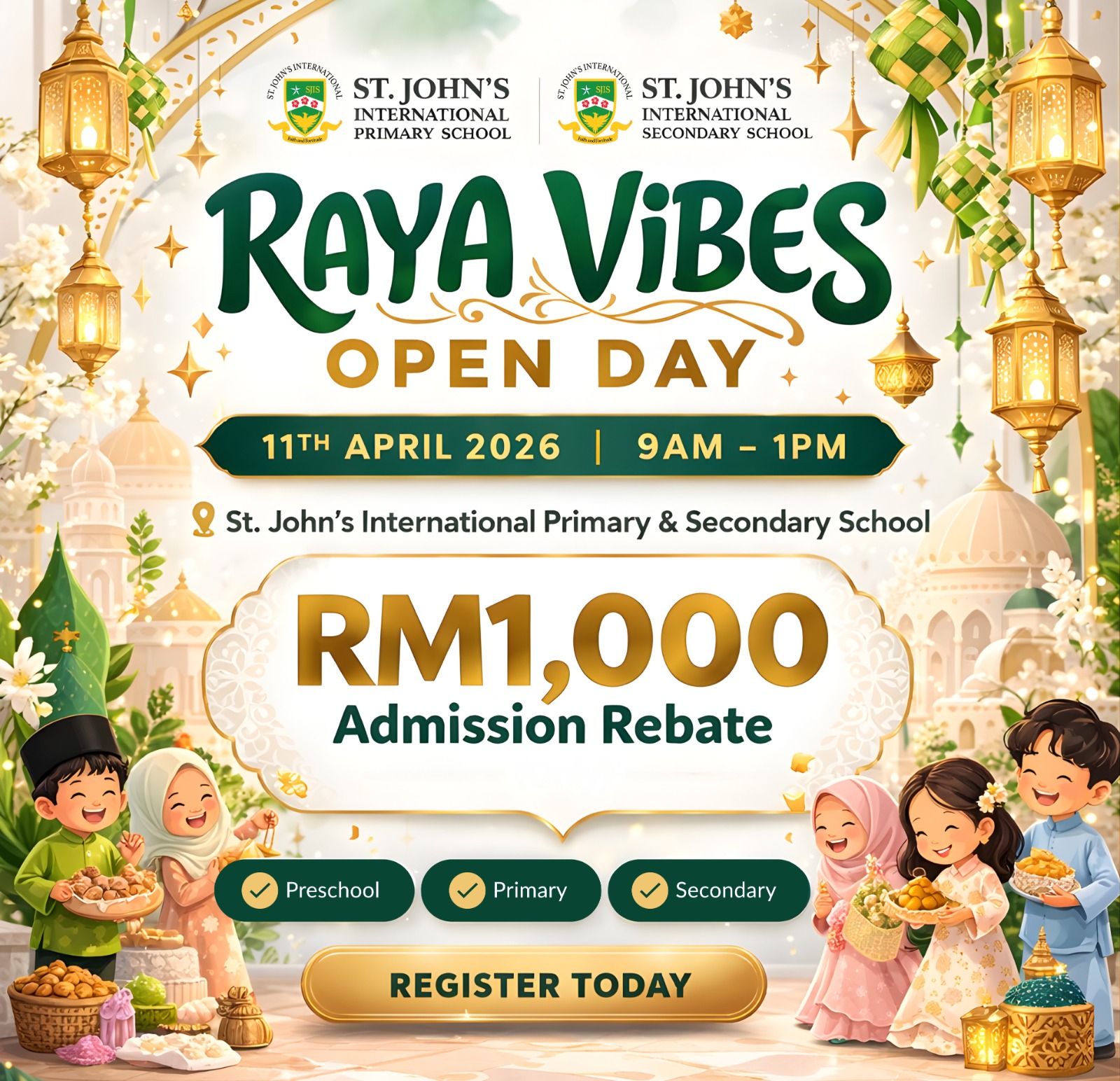 Raya Vibes Open Day at St. John's International Primary & Secondary School