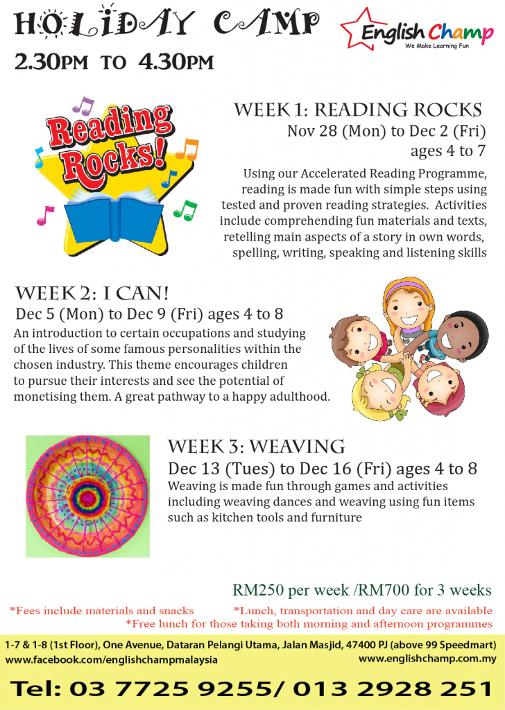 2016 Dec holiday camp afternoon