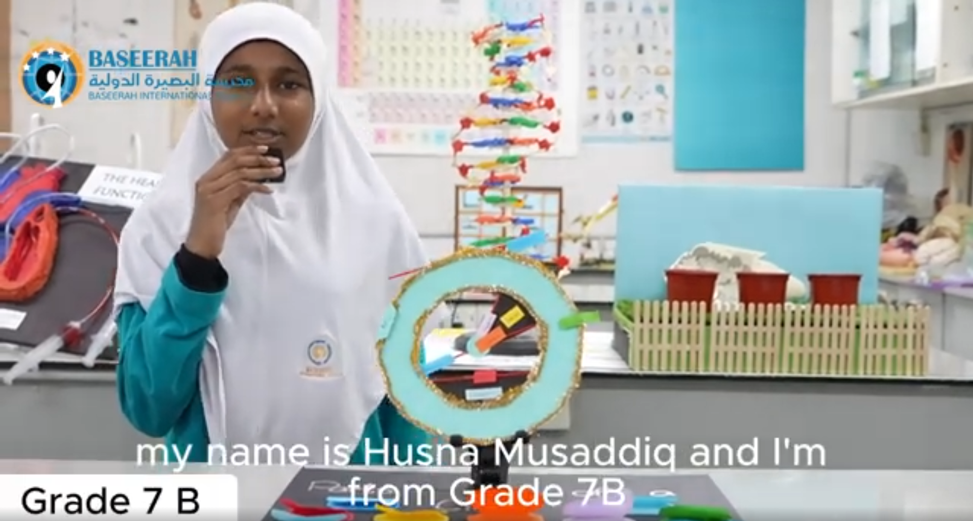Learning Mathematics Through a Creative Parts of a Circle Project