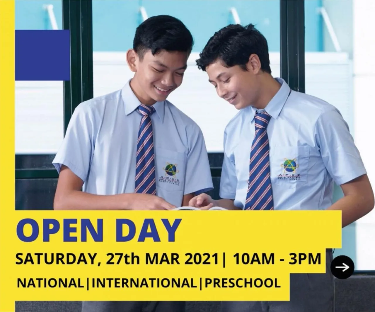 Enjoy 50% off Application and Registration Fees When You Enrol Your Child in Asia Pacific School