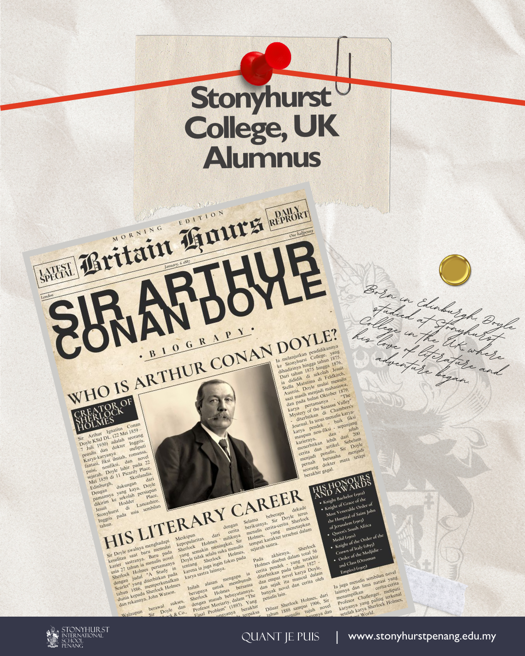 Sherlock Holmes, Stonyhurst College & the Power of Curiosity-Led Education