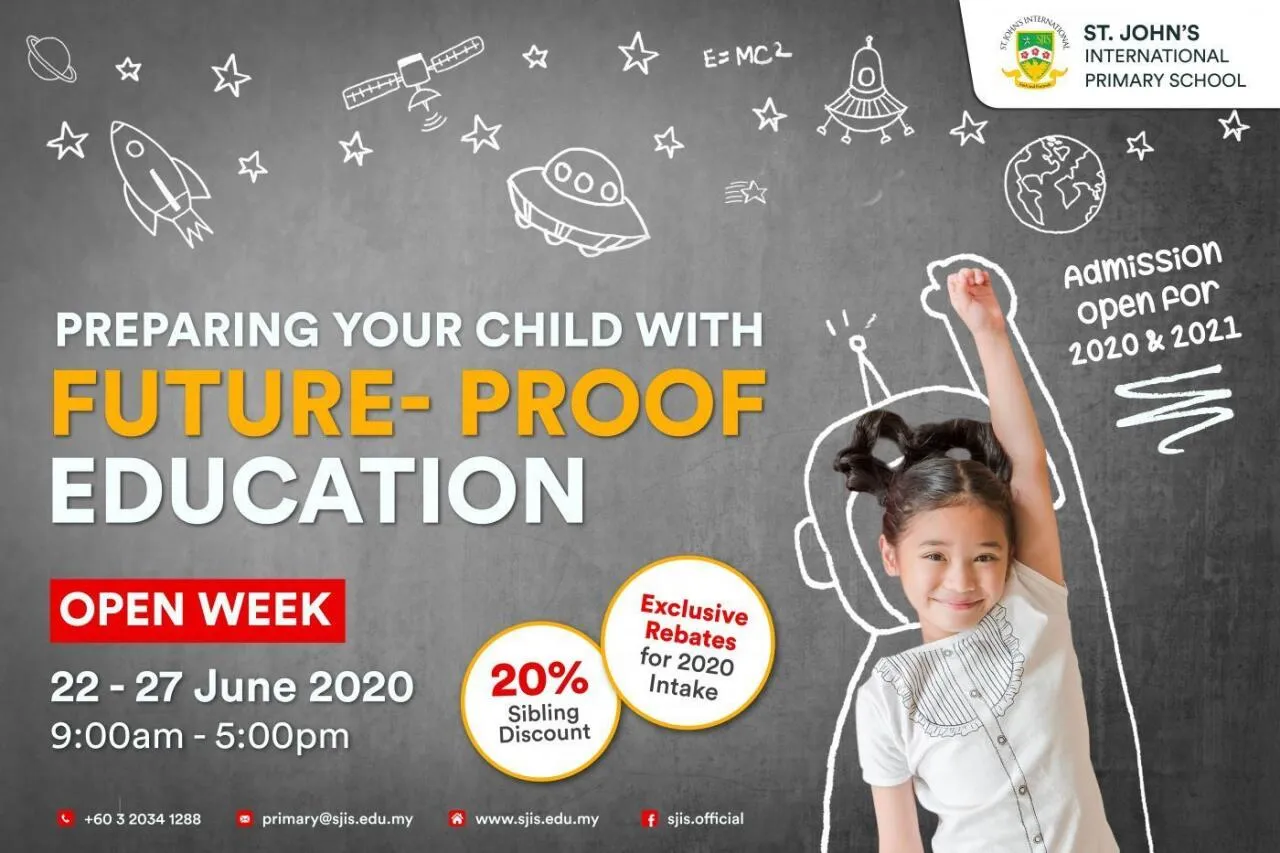 22-27 June 2020 Open Week @ St. John’s International Primary School