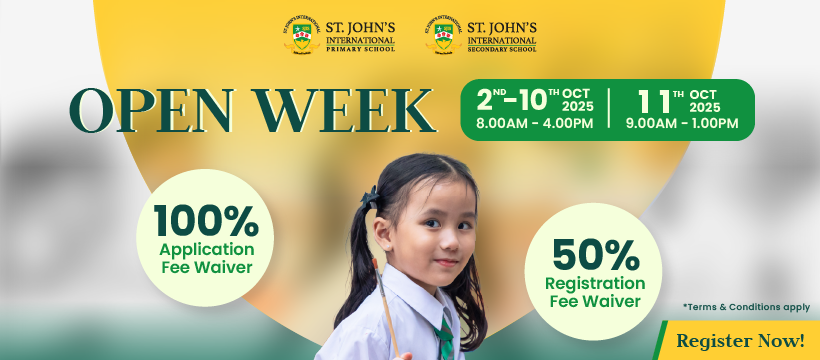 SJIP & SJIS 6/10 -10/10 Open Week + 11/10 Open Day 2025
